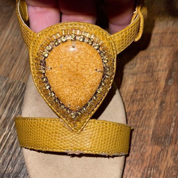 Anne Klein iFlex Akolina Slingback Leather Heels Dressy Sandals Size 6.5 - Picture 3 of 16